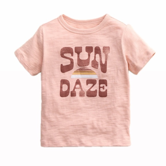 LITTLE CO Toddler Graphic Tee, Sun Daze,‎ Dusty Rose Pink, 24m - Picture 1 of 6
